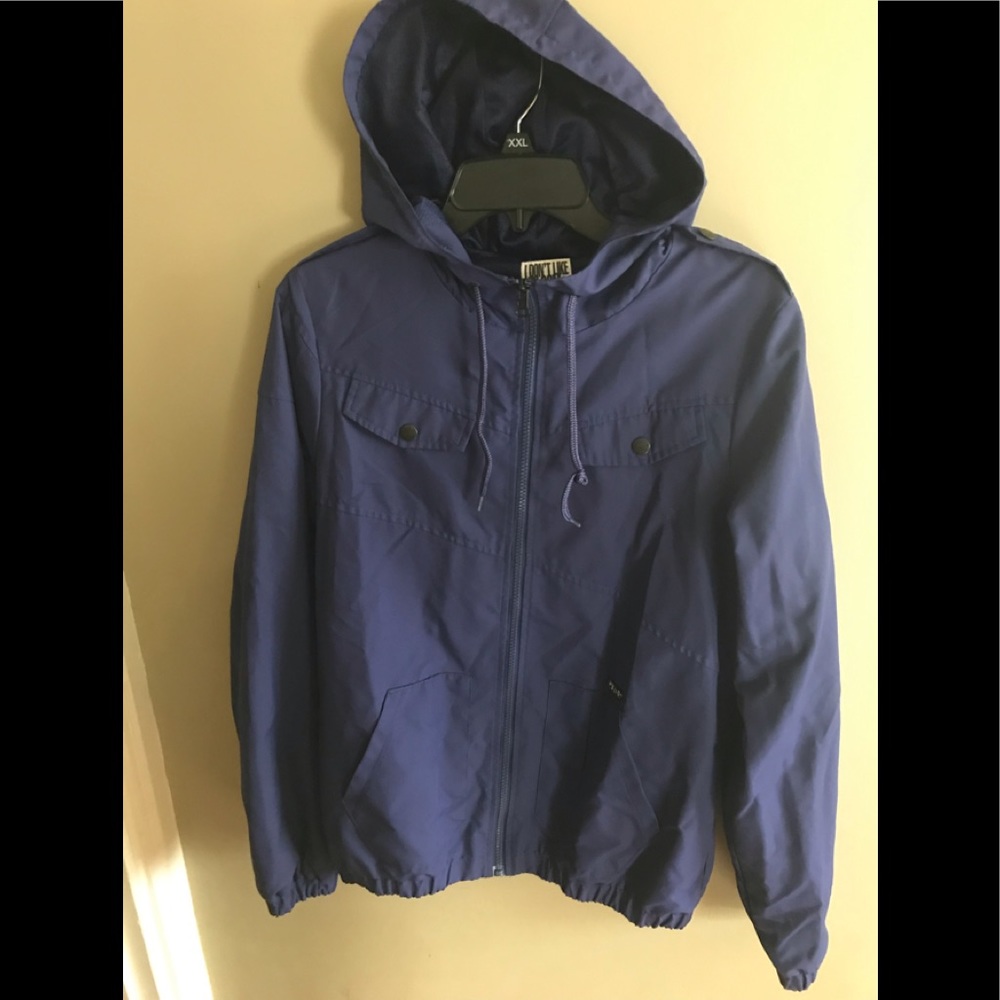 Mens Medium Volcom hooded surf jacket